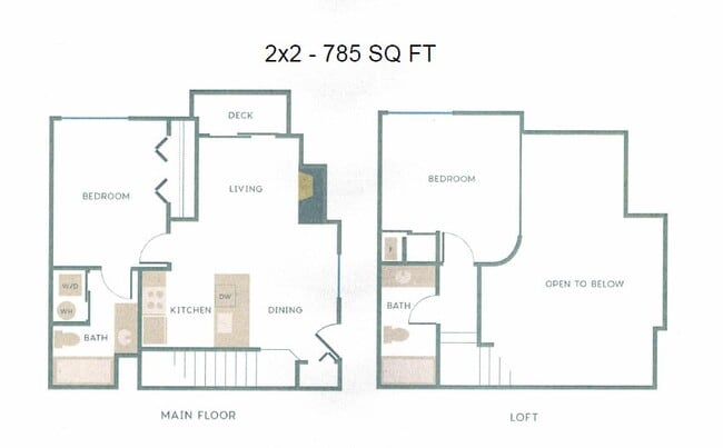 2x2 - 785 SQ FT