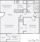 1BR/1BA