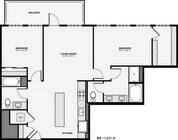 B3 floor plan Canvas Lofts