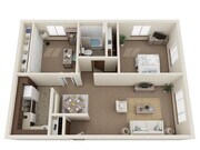 One Bedroom, One Bathroom plus Den | Stone Point Apartments | Apartments in Menomonee Falls, WI