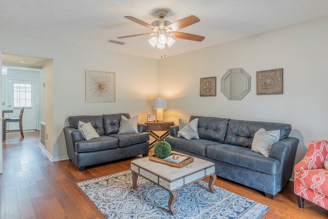 Fully Furnished Living Room - Downstairs - 1255 Louisville St