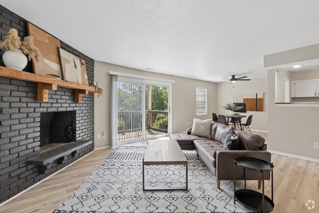 B1 - 2BR, 2BA - 1,110SF - Living Room