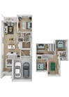 4 Bedroom | 2.5 Bathrooms | 2033 Sq Ft