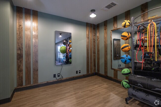 Echelon Mirror in Fitness Center