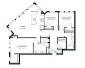 C2B floor plan The Hartley at Blue Hill