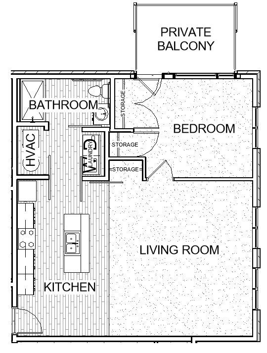 Corner Unit - One Bedroom Unit - The 44 DSM