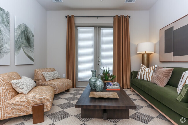 2BR, 2BA - 1028SF - B1 - Living Room