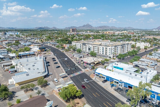 Aerial - Curve at Melrose