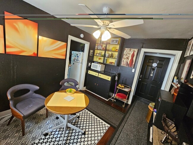 Dining lounge has microwave and tv. - 2506 Elmen St Unit 2A