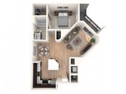 1 Bed 1 Bath