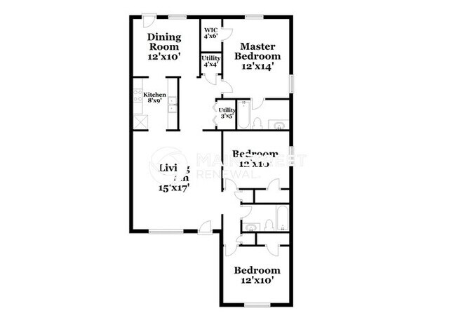 Photo - 3 Bedroom Pet-Friendly Home in Stockbridge, GA with Main Street Renewal