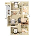 B3R floor plan Presley Oaks