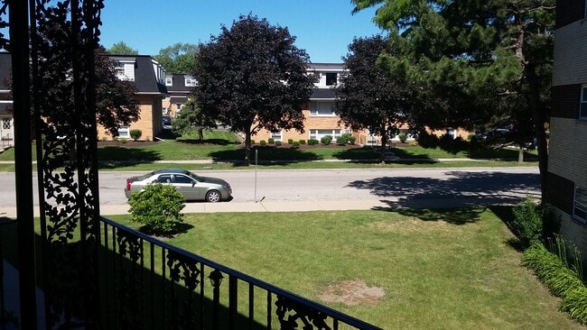 view from balcony
