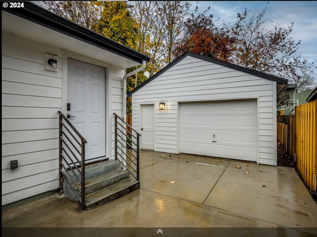 backdoor to garage - 3805 E 11th St Unit A