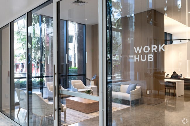 Work Hub Entrance