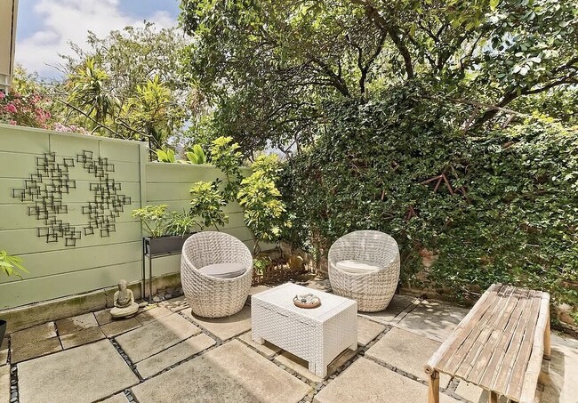 Private patio