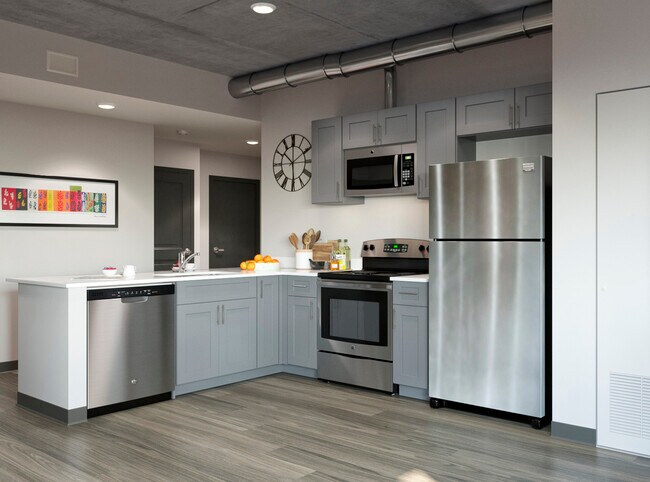Fully Equipped Kitchen with Stainless Appliances - Atmosphere