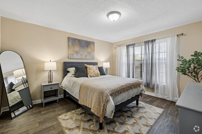 1BR, 1BA - 630SF - Bedroom