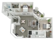 B2F floor plan The Peak at Nichols Plaza