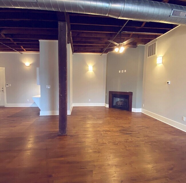 Living Room - 1200 Commerce St Unit #3