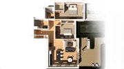 Garden - 2 Bed / 2 Bath - 1,271 SF