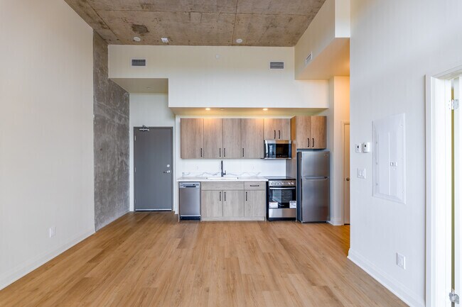 04 Layout 1BR, 1BA - 538SF - Kitchen/Living Room - 11 Robert