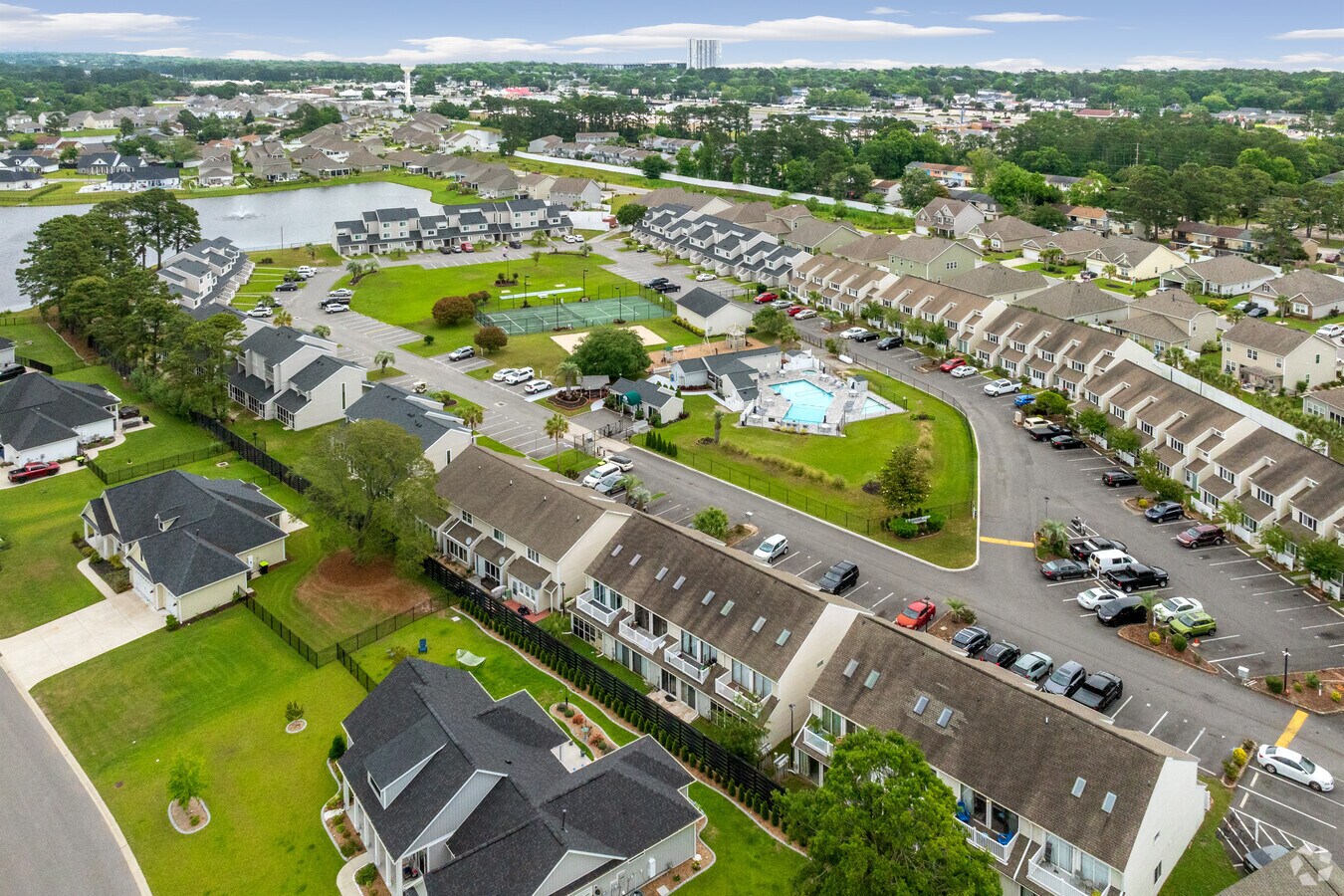 Aerial view. - Deer Creek Condos