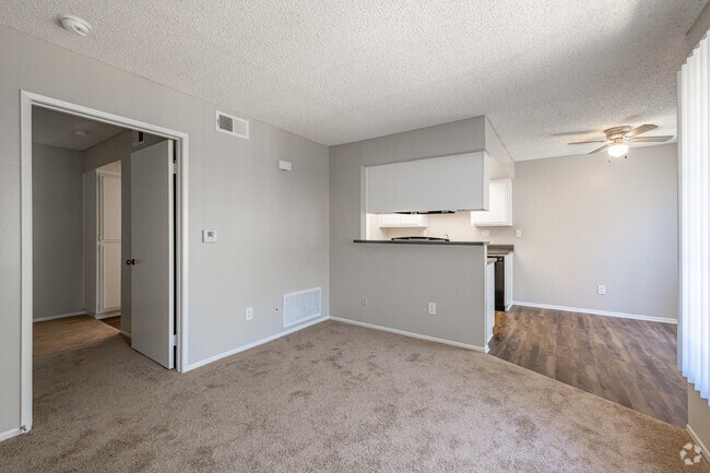 1BR, 1BA - 552SF - Living Room - Soldano Senior Village