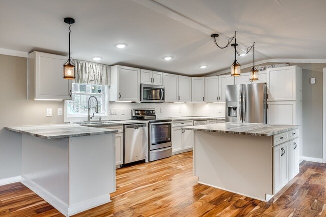 Photo - Remodeled from the studs out! 2 bedroom 2 bath mobile home on a pond in Lancaster.