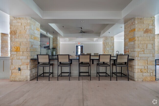 Epicurean Lounge with Stainless Steel Appliances