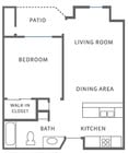 1BR/1BA