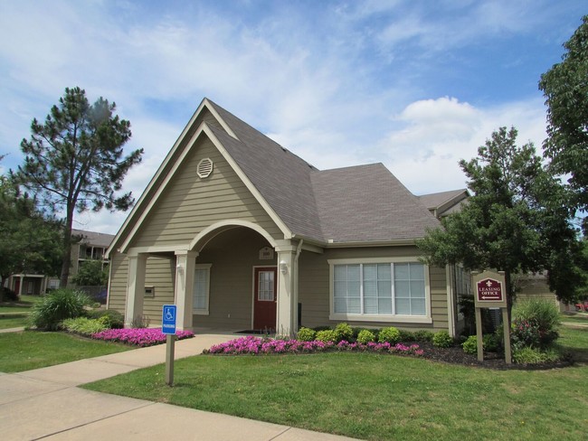 Our lovely clubhouse and leasing center - Steeplechase Apartments