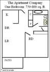 1BR/1BA