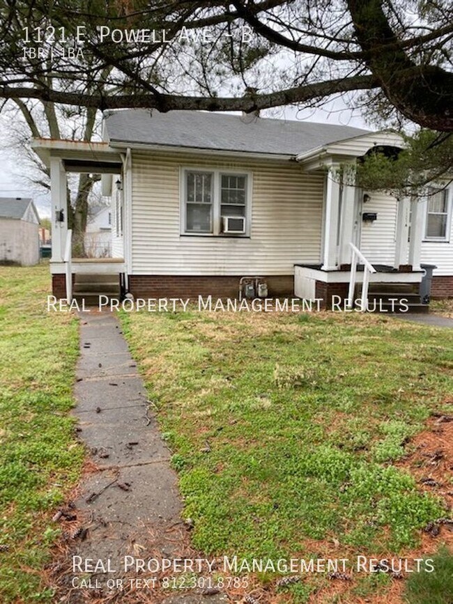 One Bedroom, One Bath Duplex Apartment Unit B Evansville, IN