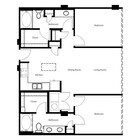 Gallery At Turtle Creek - B1E - 2 Beds - 2 Baths - 1053 Sq. ft.