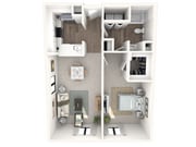 1x1 A3 floor plan Konrad