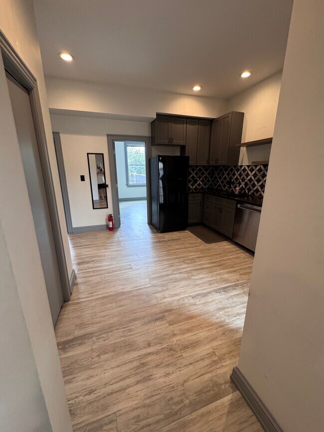 Entering kitchen