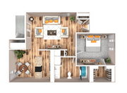 One Bedroom One Bathroom