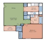 1BR/1BA