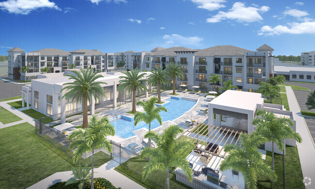 Epic - Pool and Cabanas - Epic Residences Rental