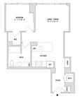 One Bedroom A2 - 722 Sq. Ft. - Residences 4210-5510