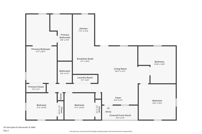 Photo - Spacious 4-Bedroom Single-Level Home in Warrenville, SC