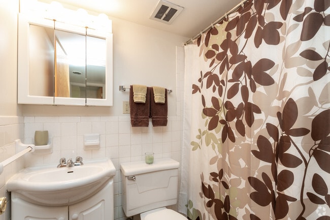 2BR, 1BA - 810 SF - Bathroom - Emerald Ct Apts