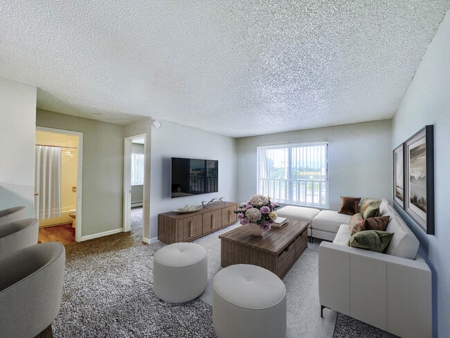 AP 2 habitaciones, 1 baño - Sala de estar - The Stapleton Apartments