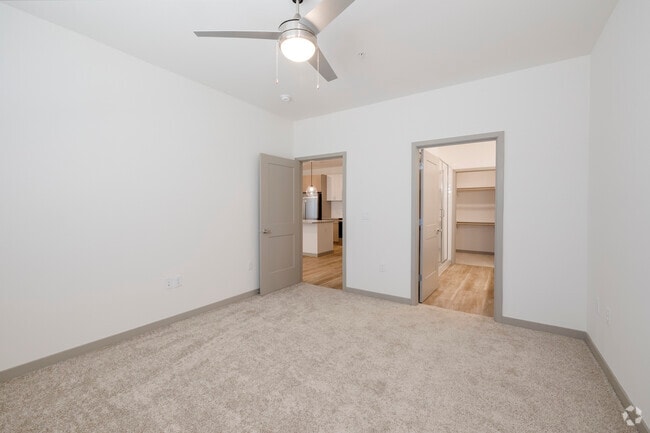 2BR, 2BA - 1,110SF - Main Bedroom