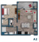 Plano de planta A28 de Brio en Lookout