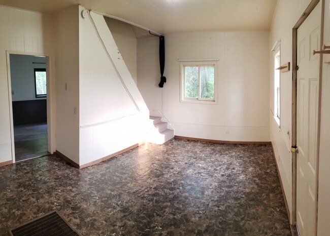 Open living/dining room