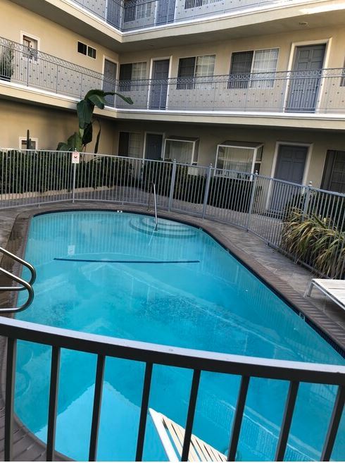 heated swimming pool