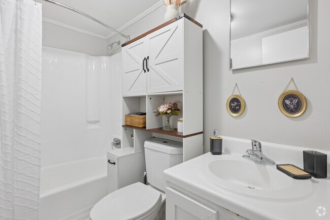 1BR, 1BA - 600SF - Bathroom - Springbrook Apartments