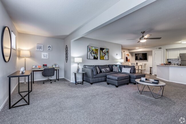Spacious Living Area & Study